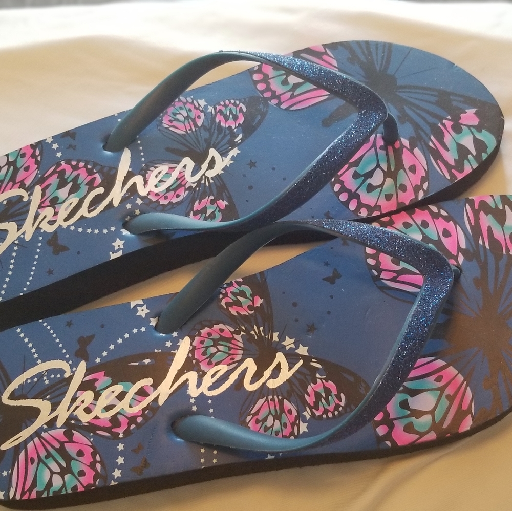 Skechers flip flop size 8 NWT